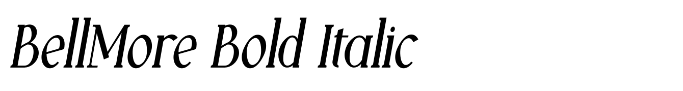 BellMore Bold Italic